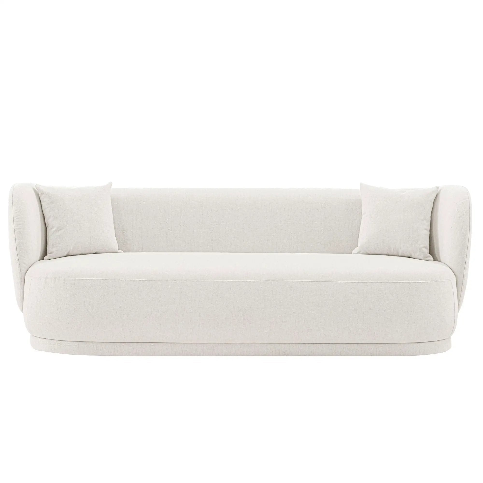Siri - Upholstered Sofa - Cream by HouseOfZazla