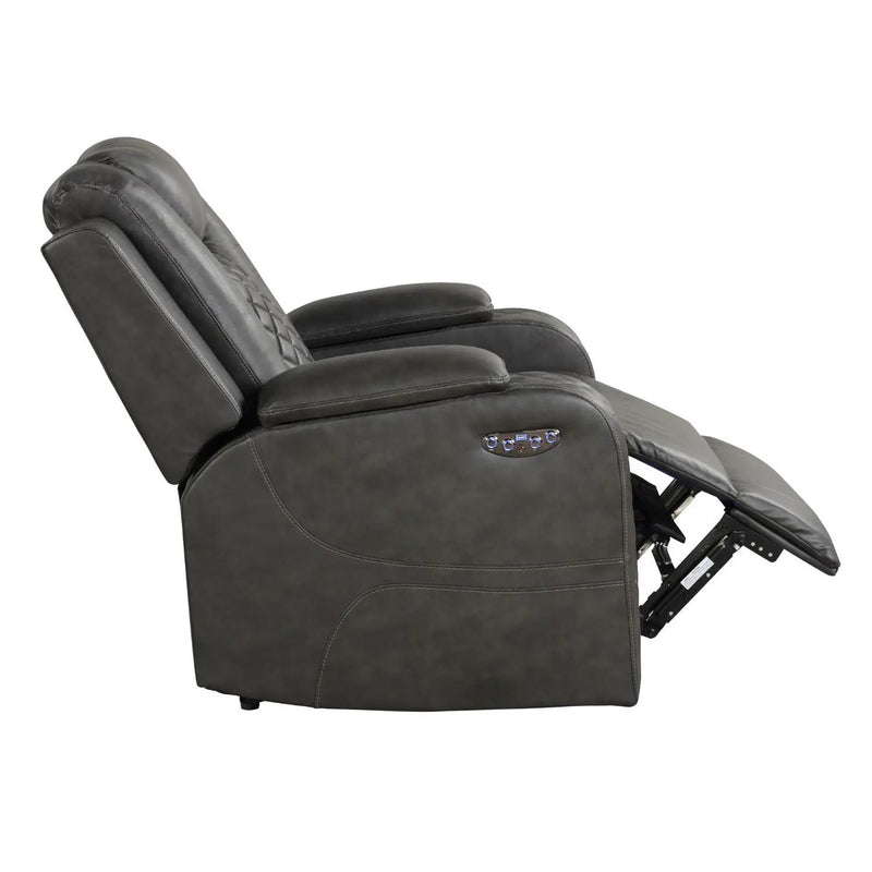 Benz - Power Recliner Set With LED Lighting And USB Charging by HouseOfZazla