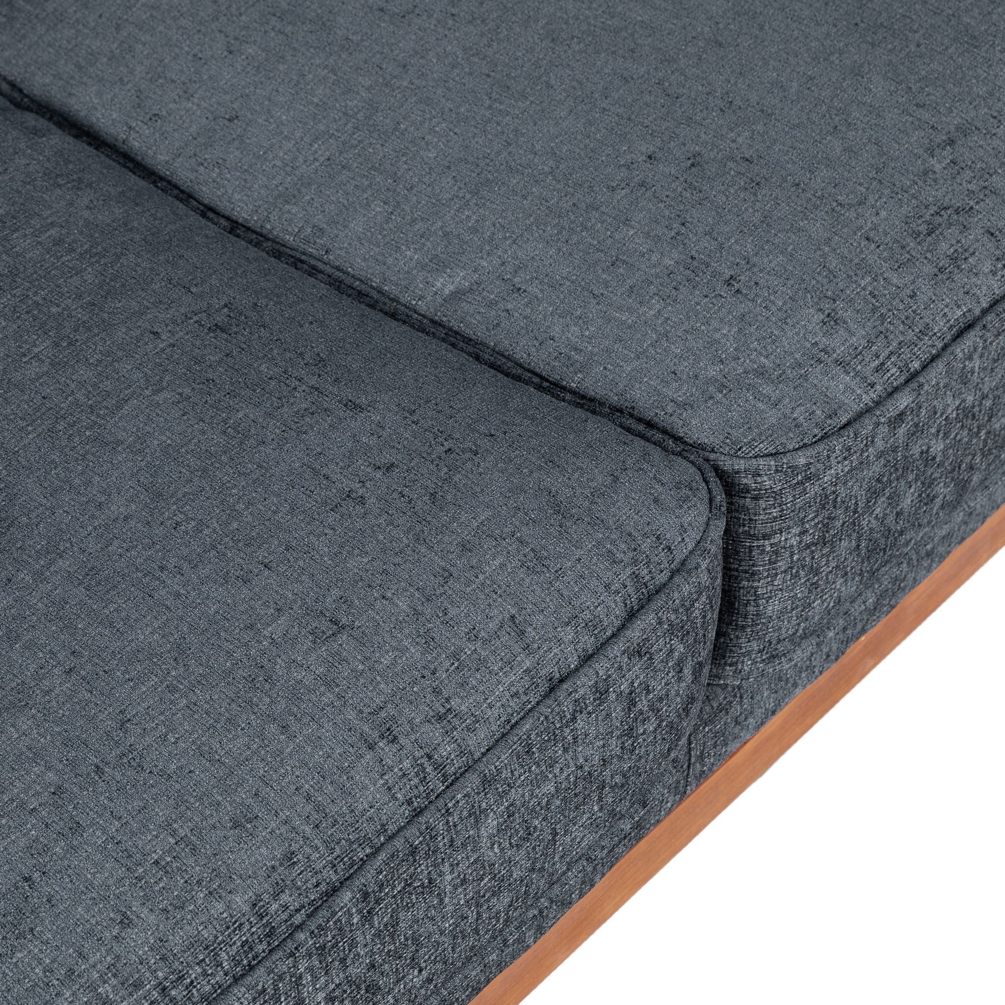 Retro Modern Loveseat With Button Tufted Upholstery by HouseOfZazla