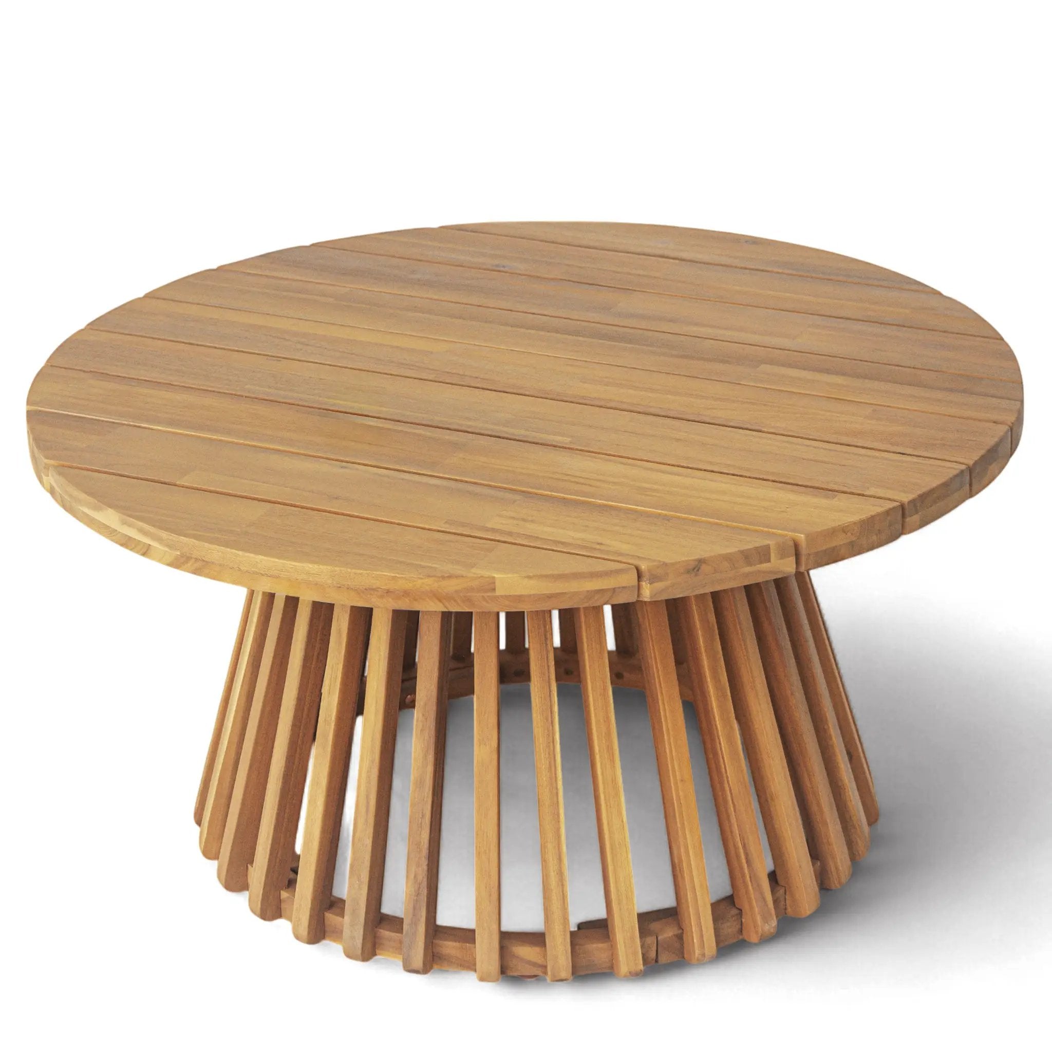 Acacia Wood Patio Furniture Set: Outdoor Daybed & Coffee Table by HouseOfZazla