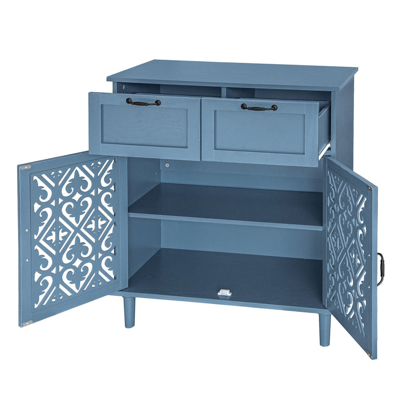 2 Door 2 Drawer Elegant Cabinet by HouseOfZazla