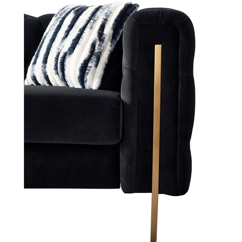 Chesterfield - Modern Tufted Living Room Sofa, 84.25''W Couch by HouseOfZazla