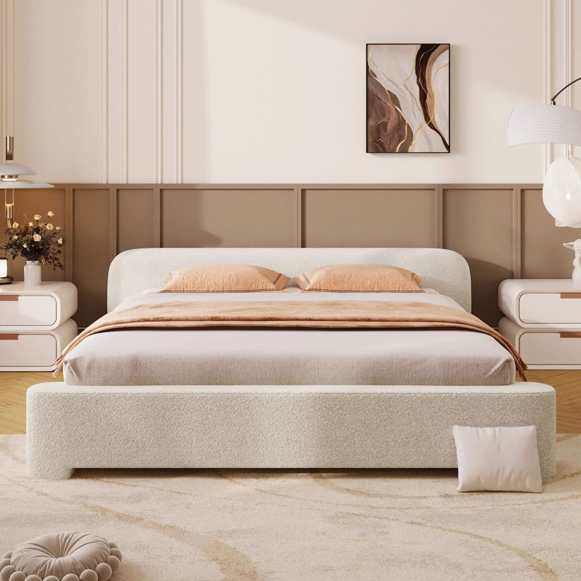 Cozy Bouce Upholstered Bed by HouseOfZazla