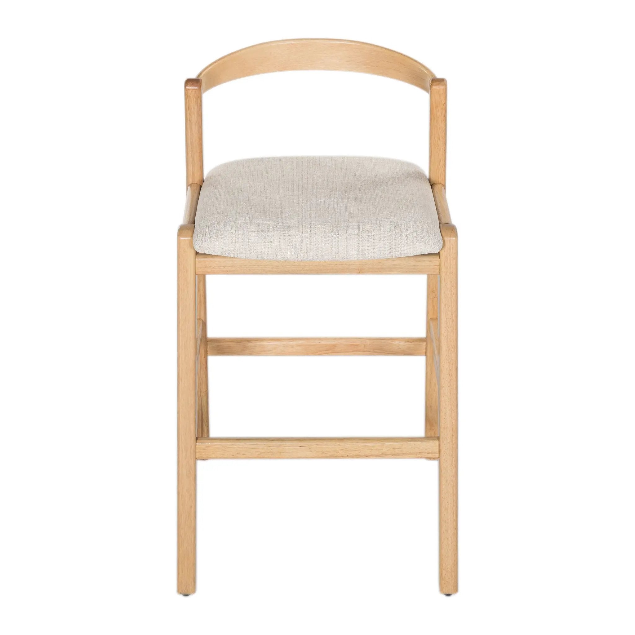 Balmain Indoor Rubberwood Barstool by HouseOfZazla