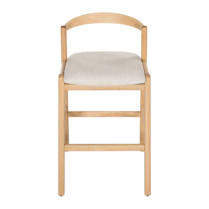 Balmain Indoor Rubberwood Barstool by HouseOfZazla