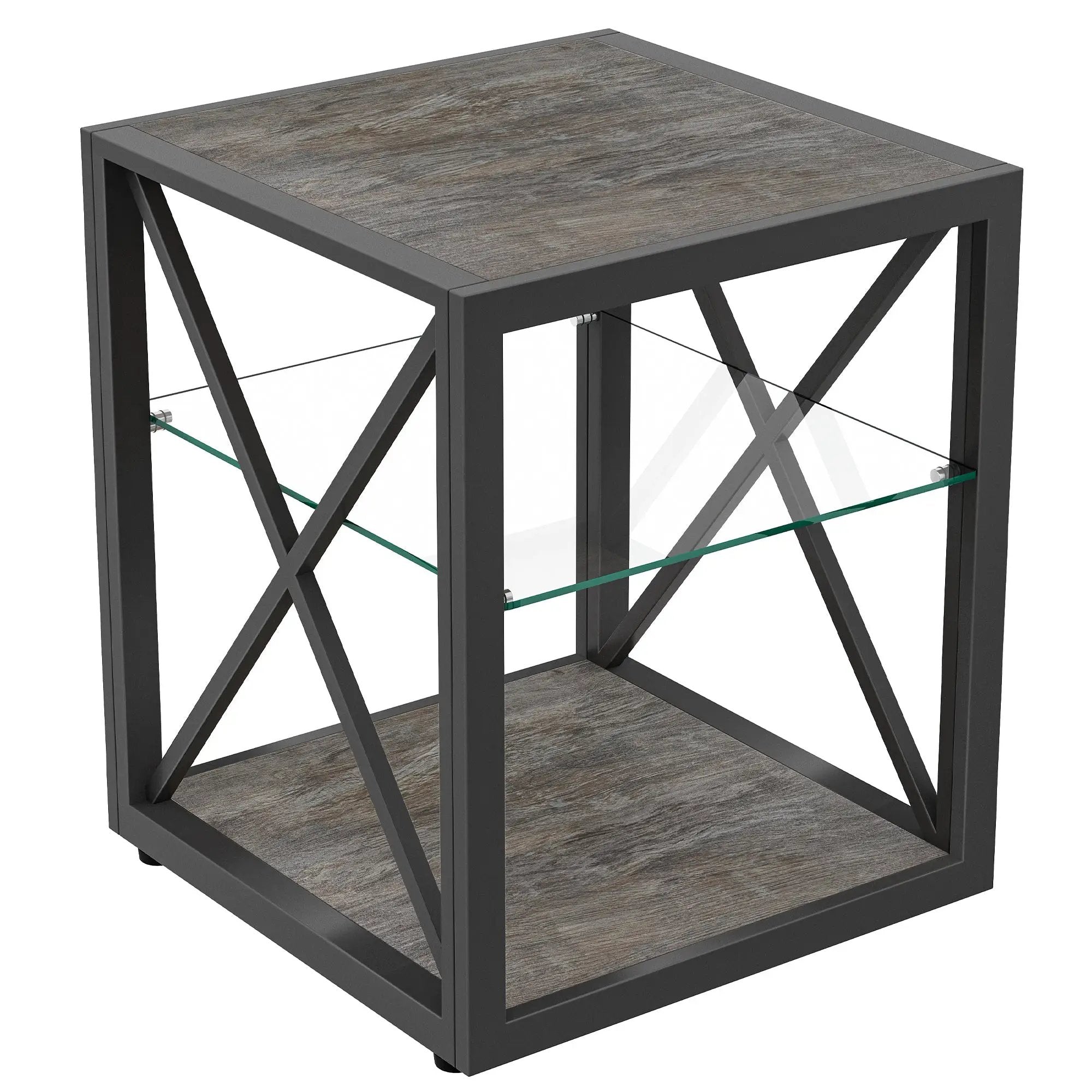 Set of 2 Modern End Tables for Bedroom & Living Room by HouseOfZazla
