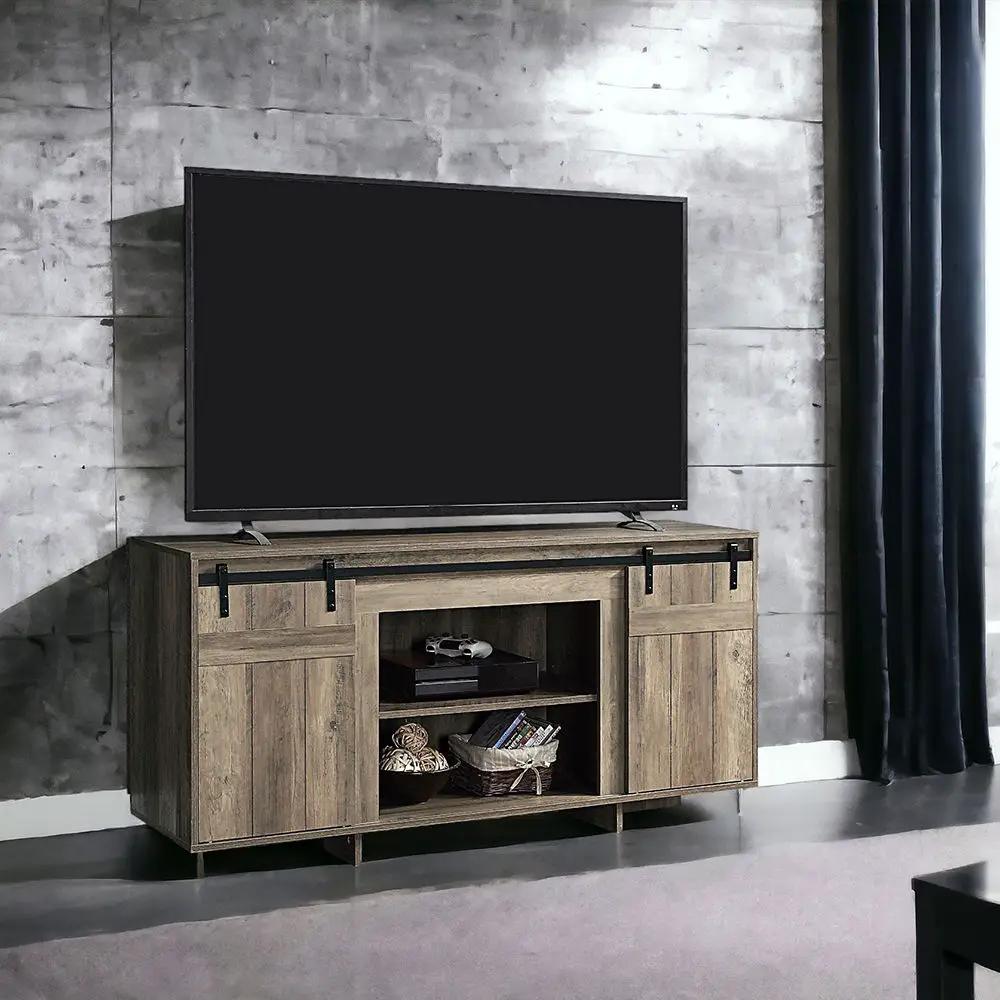 Bellarosa - TV Stand (Same As 91608) - Gray Washed by Unique Piece Furniture