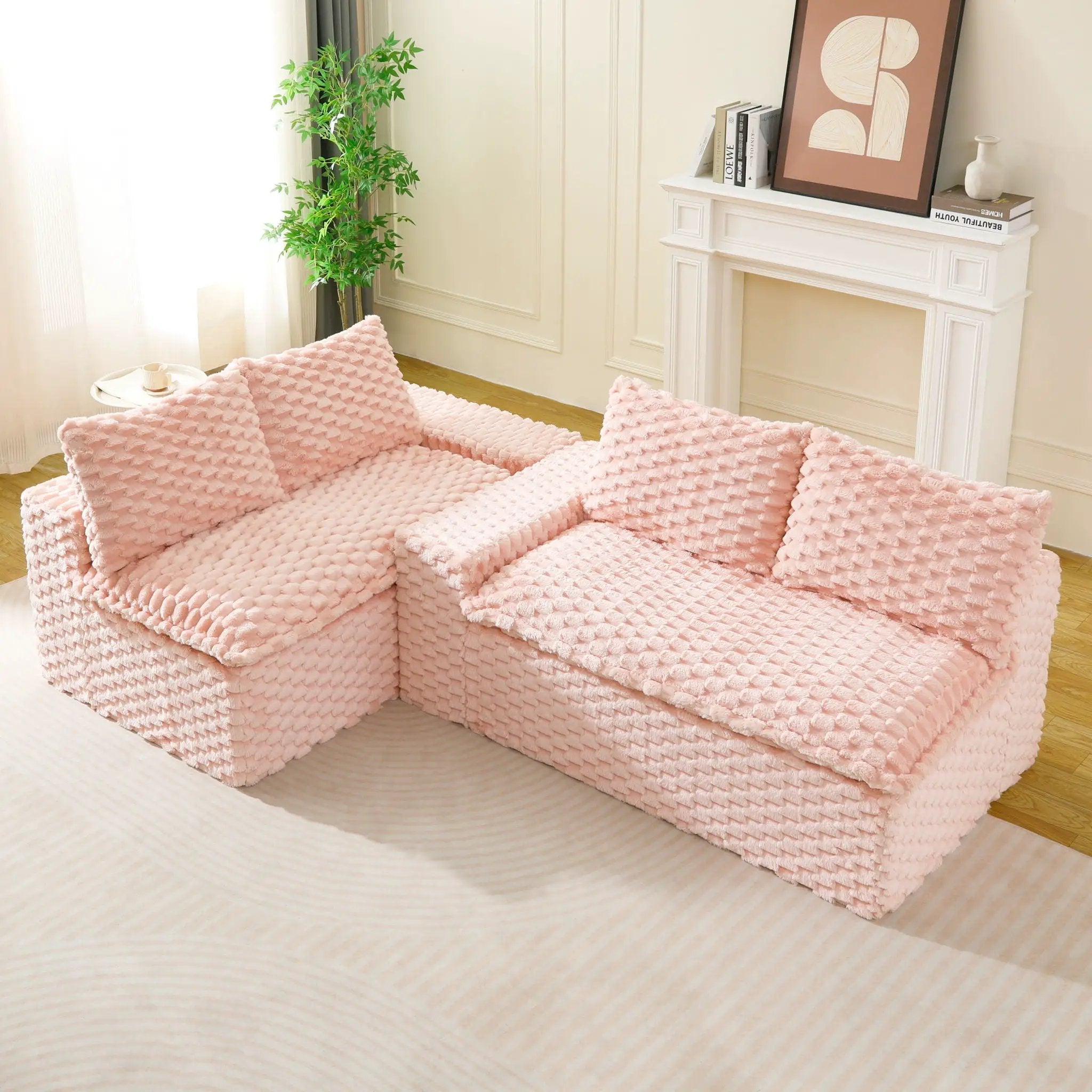 Multifunctional Sofa, Side-By-Side Or Facing Each Other by Unique Piece Furniture