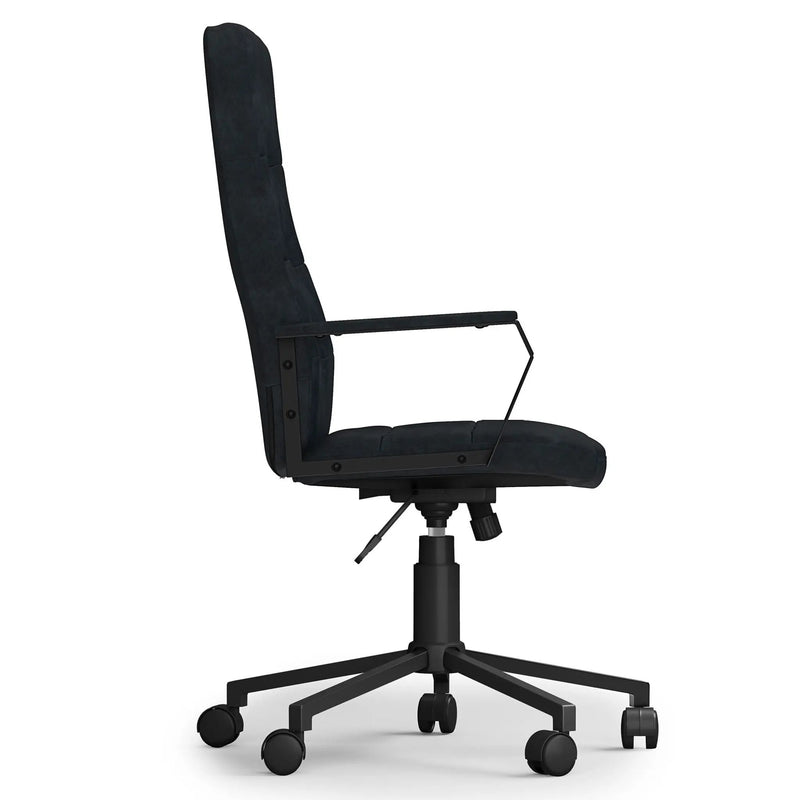 Foley - Swivel Office Chair - Distressed Blue by Unique Piece Furniture
