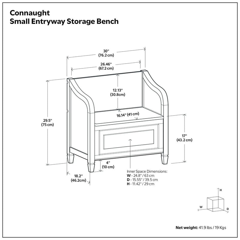 Connaught - Storage Bench by HouseOfZazla
