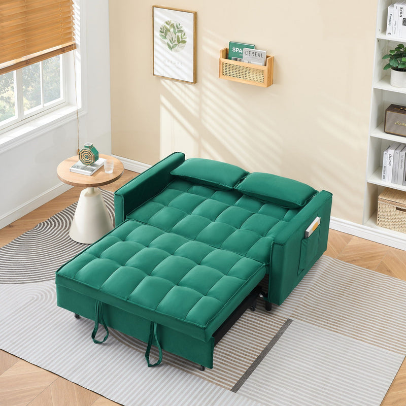 Sofa Bed With Pockets, 3 In 1 Convertible For Living Room by HouseOfZazla