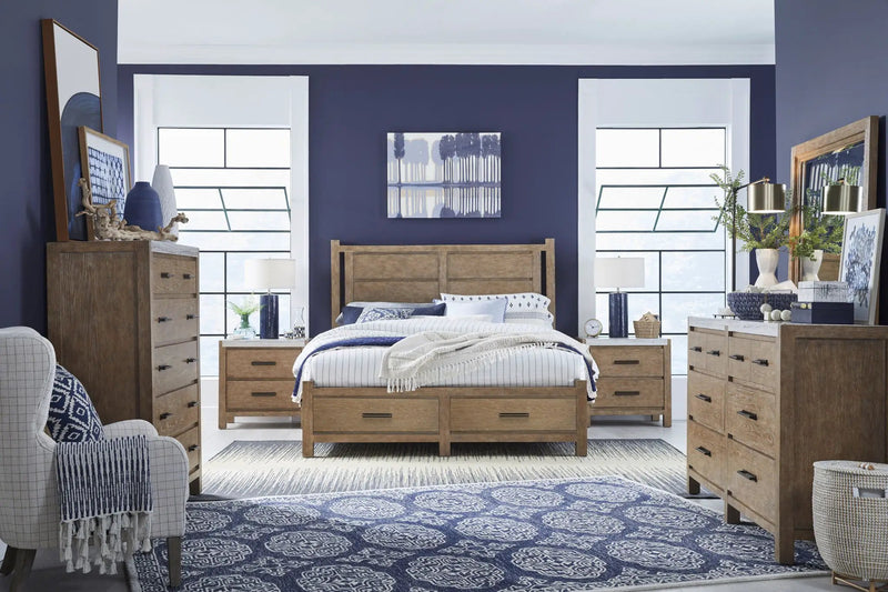 Plum Creek - Panel Storage Bed by Unique Piece Furniture