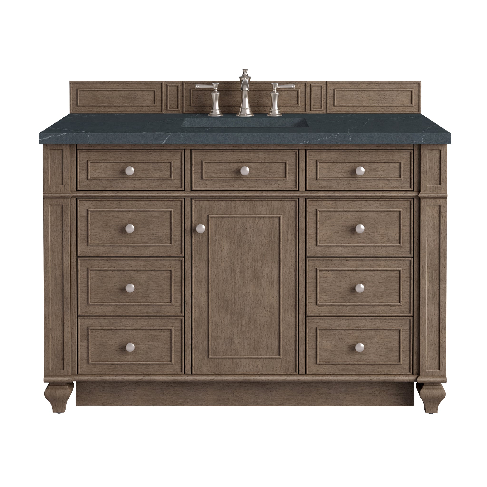 James Martin Bristol 48" Single Bathroom Vanity, Whitewashed Walnut, view 34