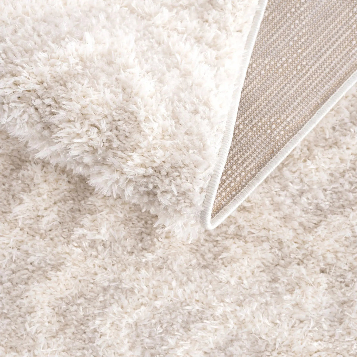 Eivin Cream Diamonds Plush Rug, photo 8 of 25