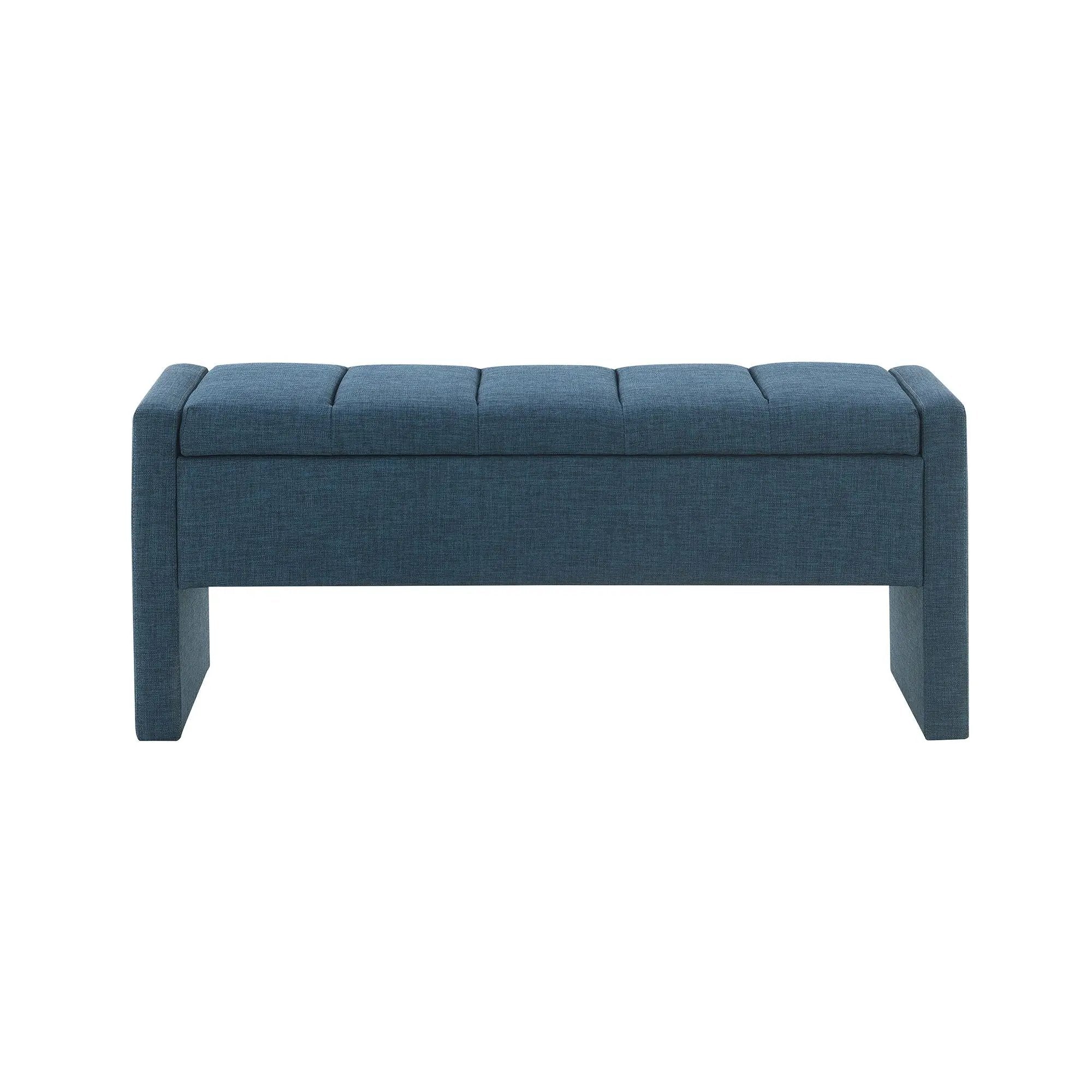 Modern Upholstered Large Bed End Bench With Storage by HouseOfZazla