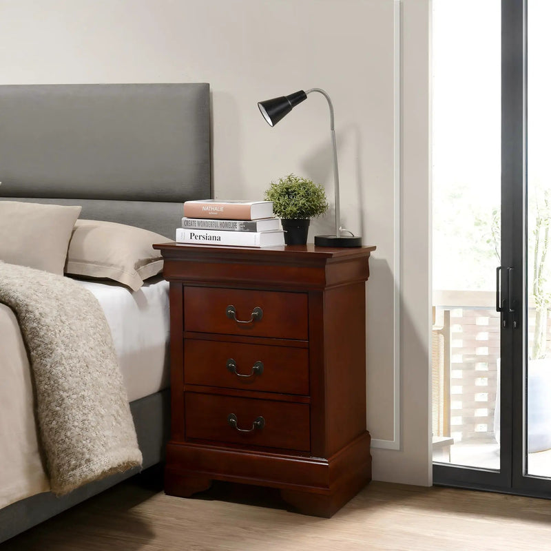 Louis Phillipe - Nightstand - Wood by HouseOfZazla