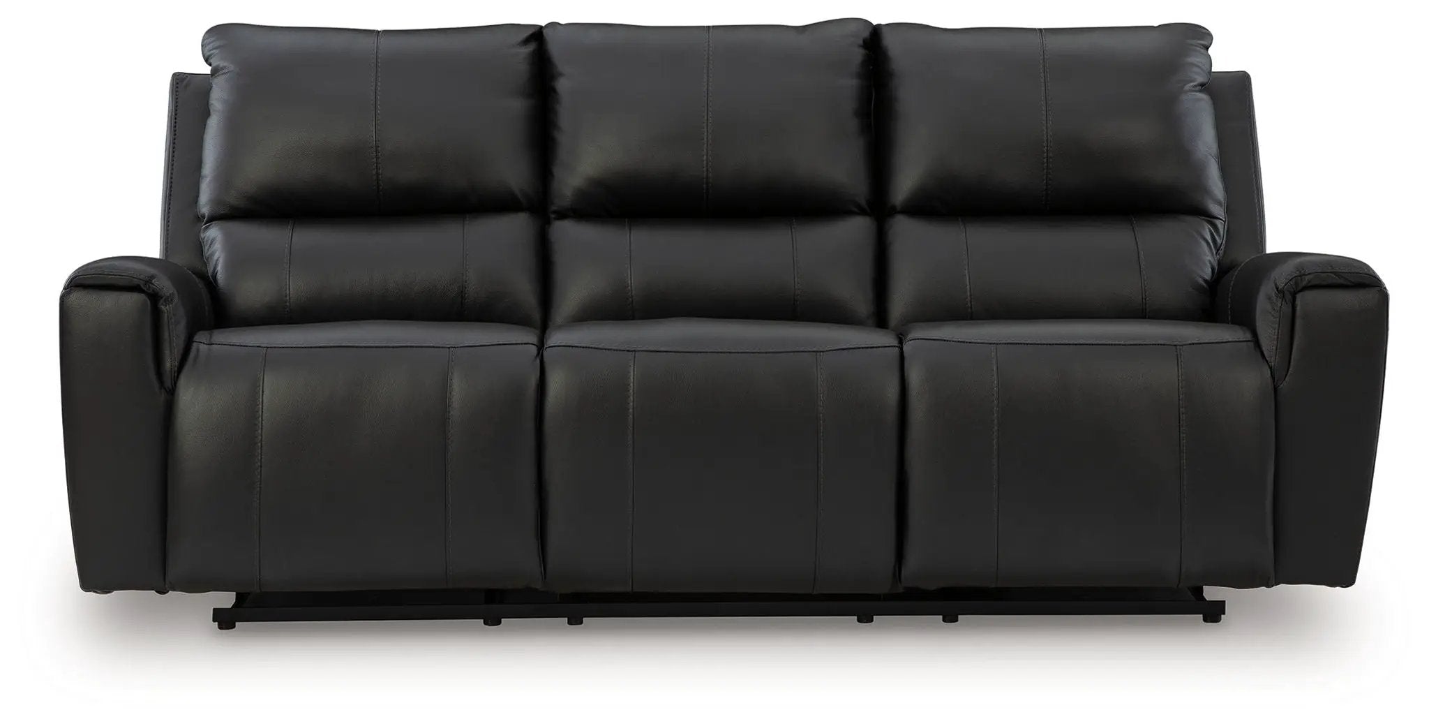 Glossmore - Reclining Sofa - Black by Unique Piece Furniture