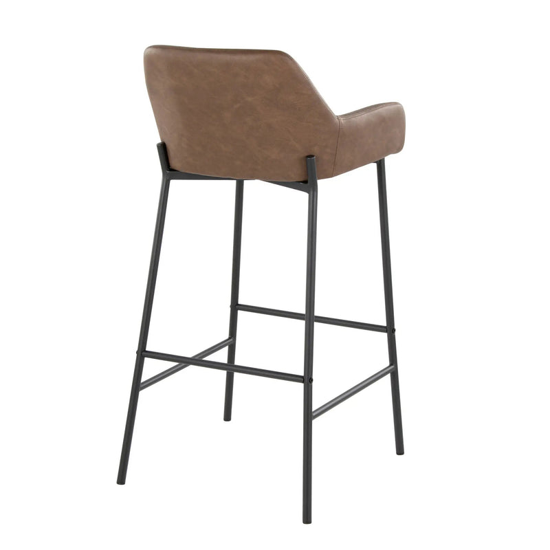 Daniella - Contemporary Fixed Height Barstool (Set of 2) by HouseOfZazla