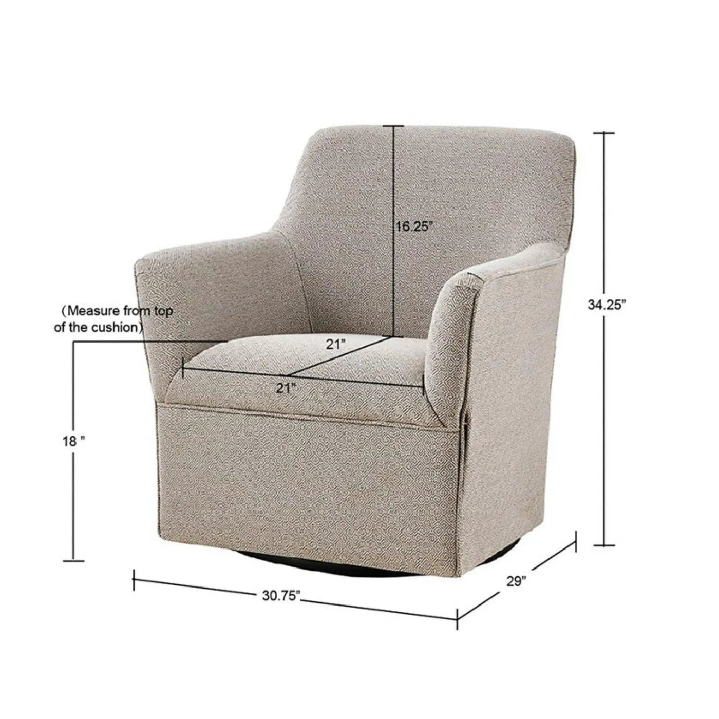 Augustine - Swivel Glider Chair by HouseOfZazla
