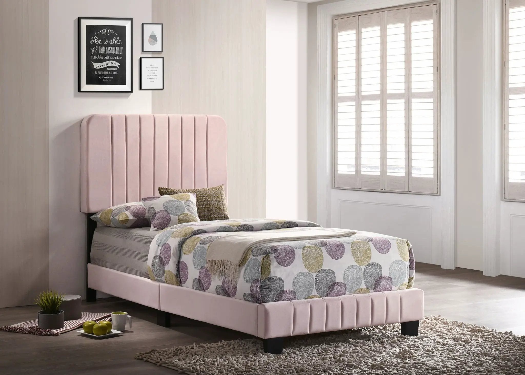 Channel Tufted Bed by HouseOfZazla