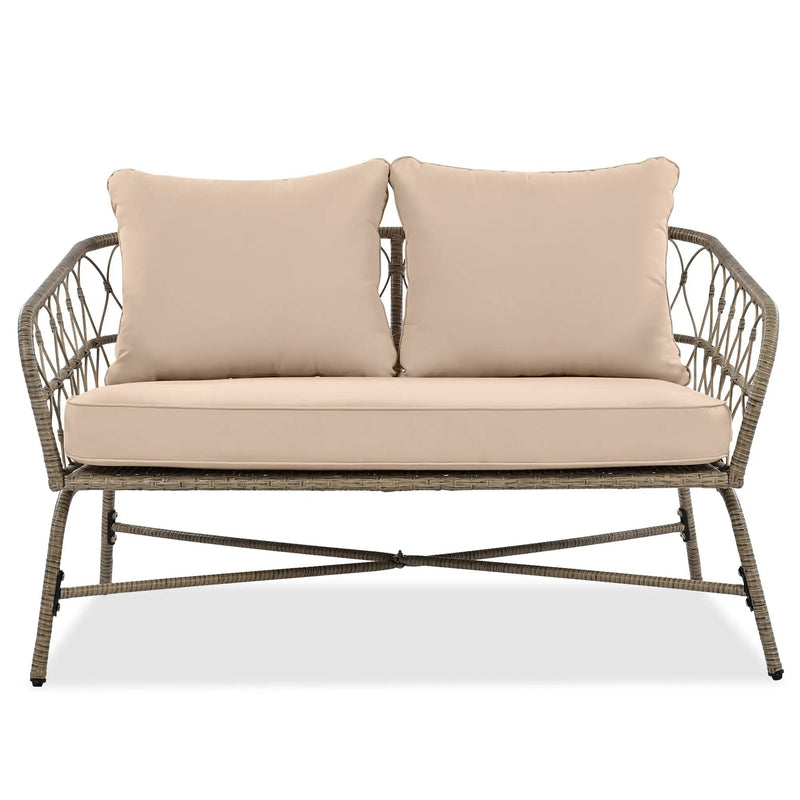 Bohemia-Inspired 4-Person Outdoor Seating Group With Removable Cushions by HouseOfZazla