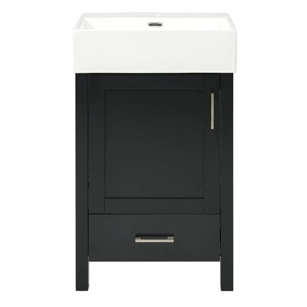Bathroom Vanity With Sink, Frame And Drawer