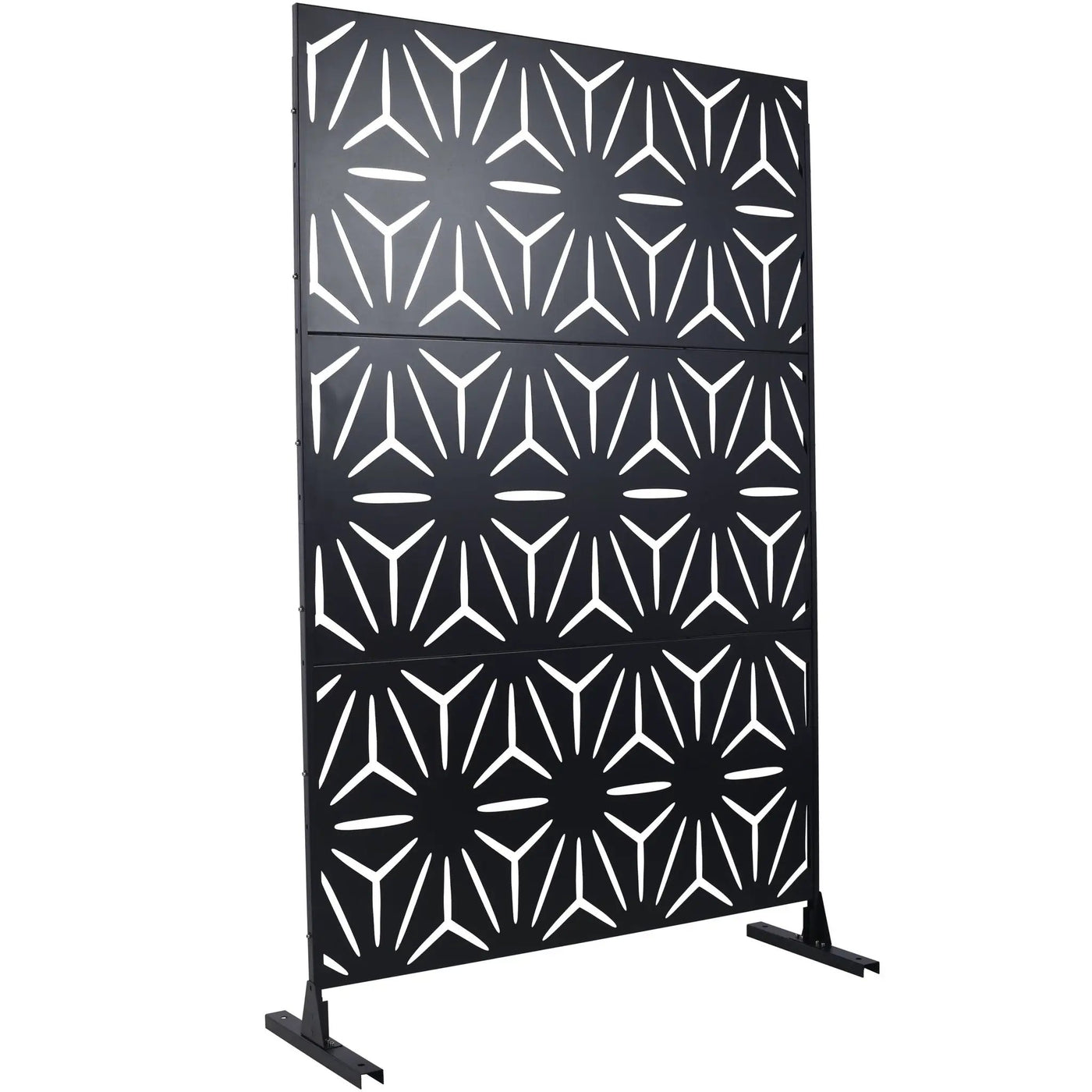 Outdoor & Indoor Metal Privacy Screen, Freestanding Decorative Panels by HouseOfZazla