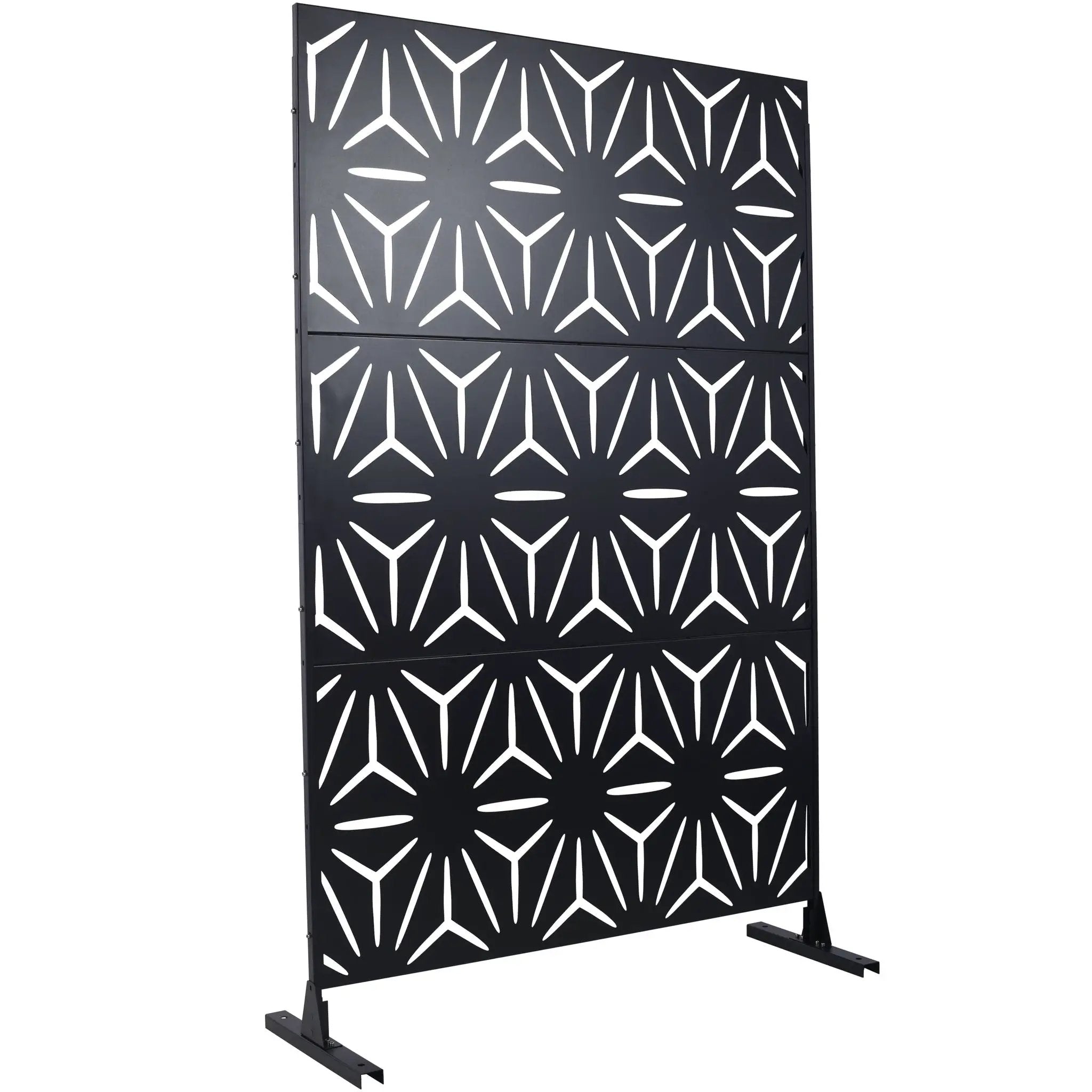 Outdoor & Indoor Metal Privacy Screen, Freestanding Decorative Panels by Unique Piece Furniture