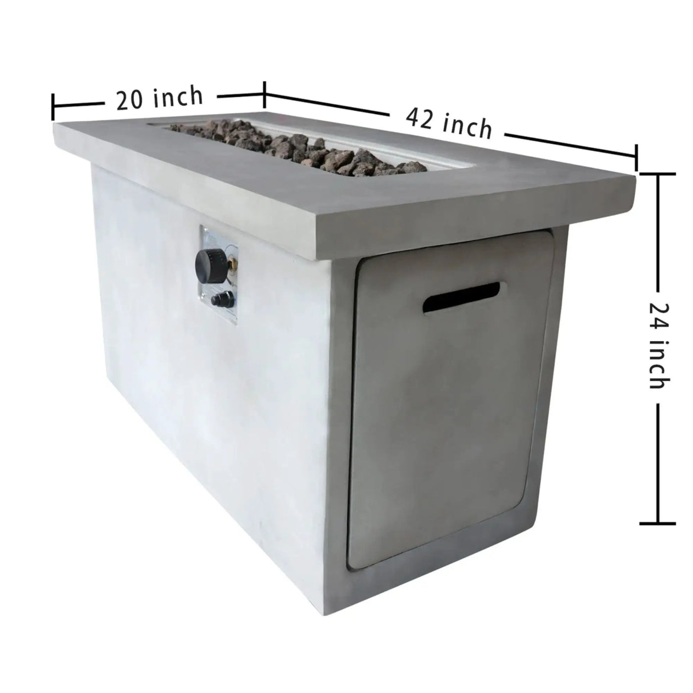 Propane / Gas Outdoor Fire Pit Table by HouseOfZazla