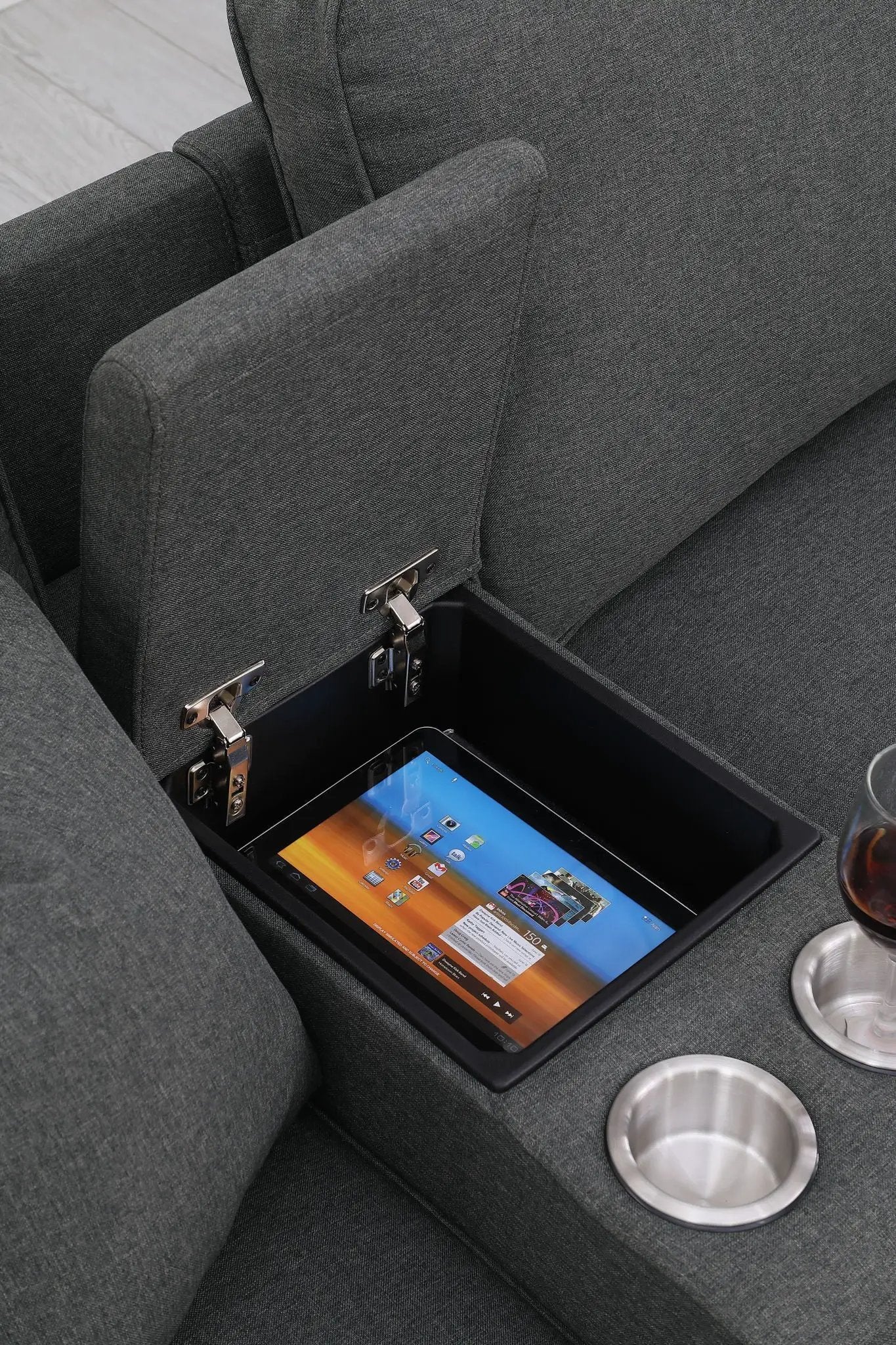 Eric - 9 Piece Upholstered Sectional With Ottoman by Unique Piece Furniture