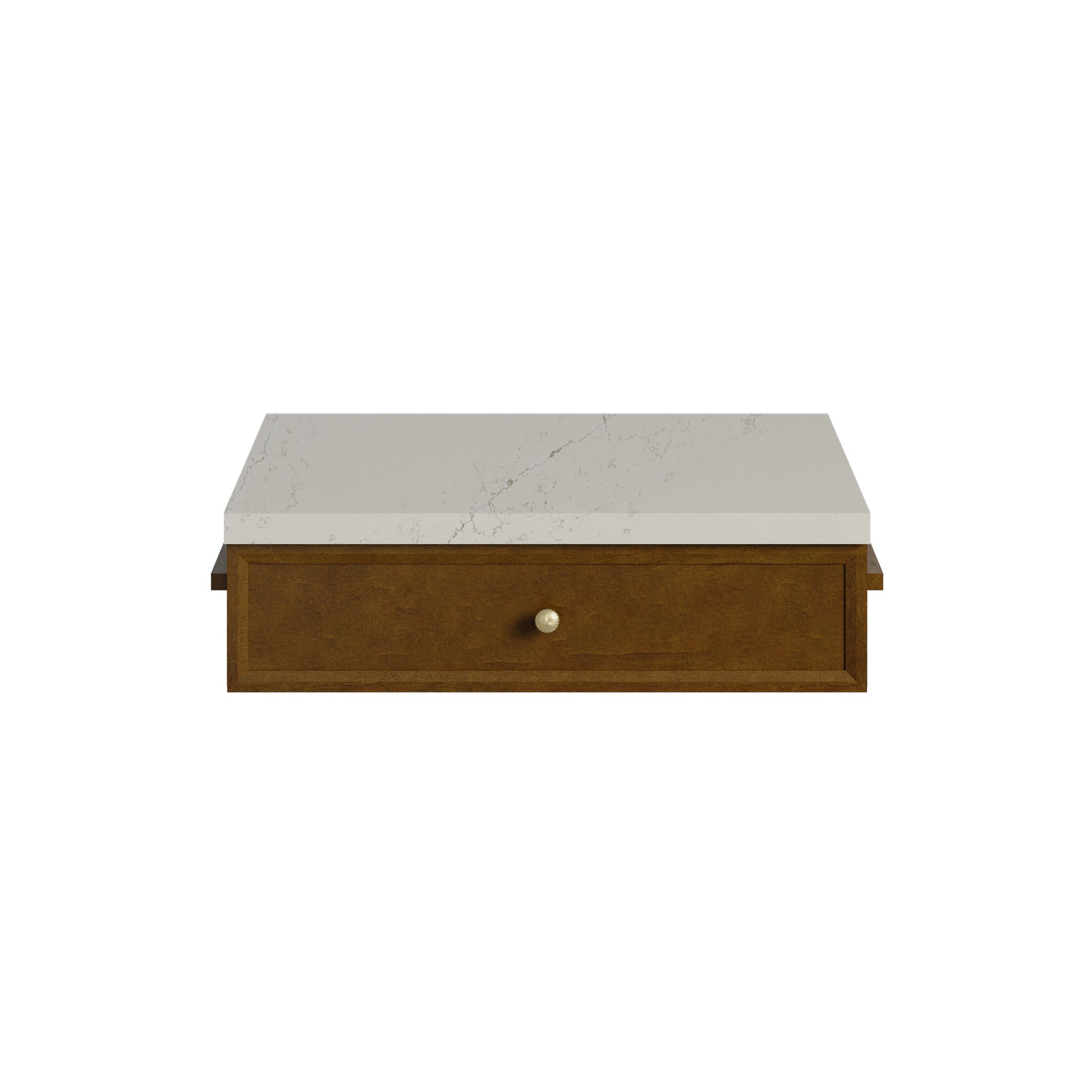 James Martin Bellshire 24" Drawer Unit, Honey Oak with Siberian countertop