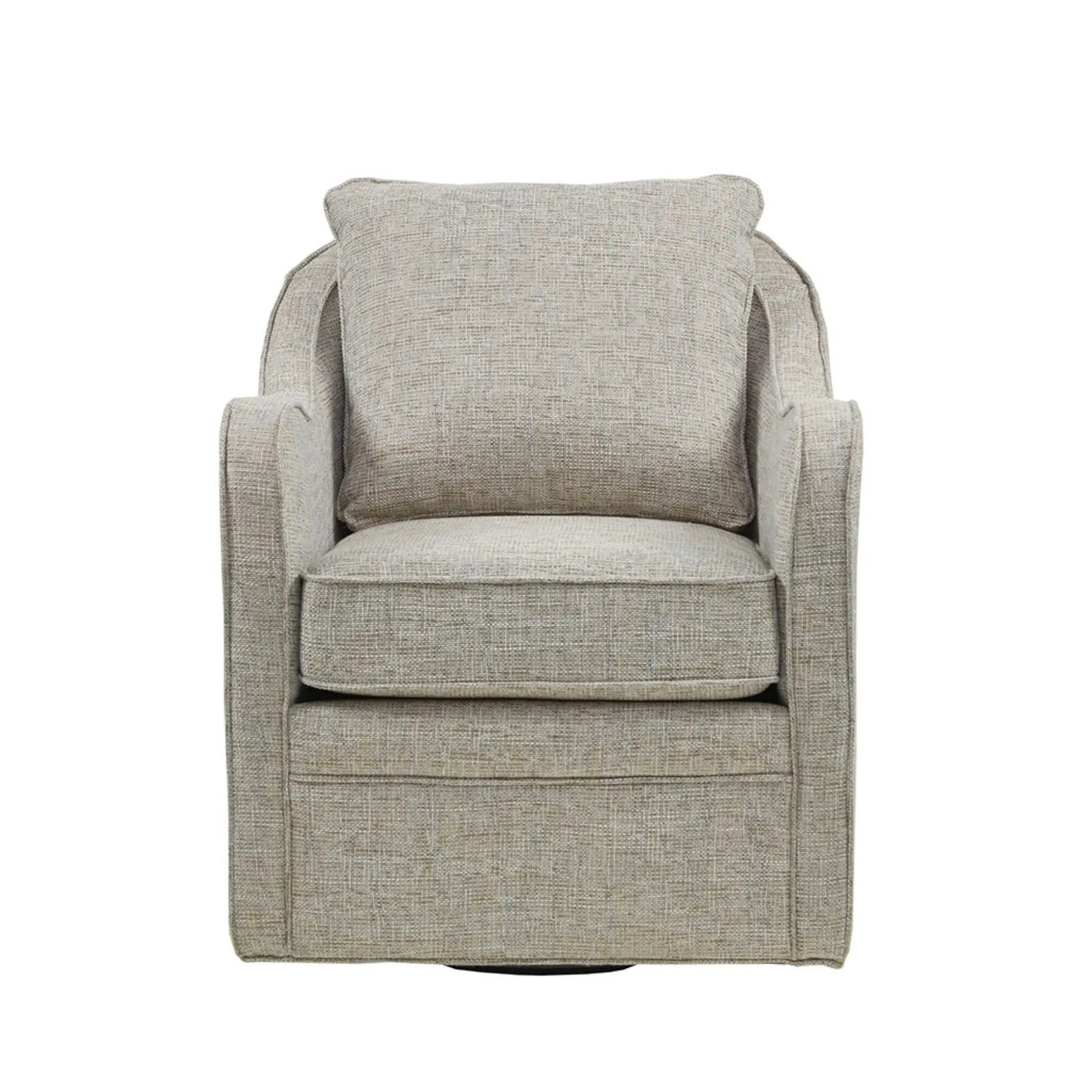 Wide Seat Arm Chair With 360 Degree Rotation by HouseOfZazla
