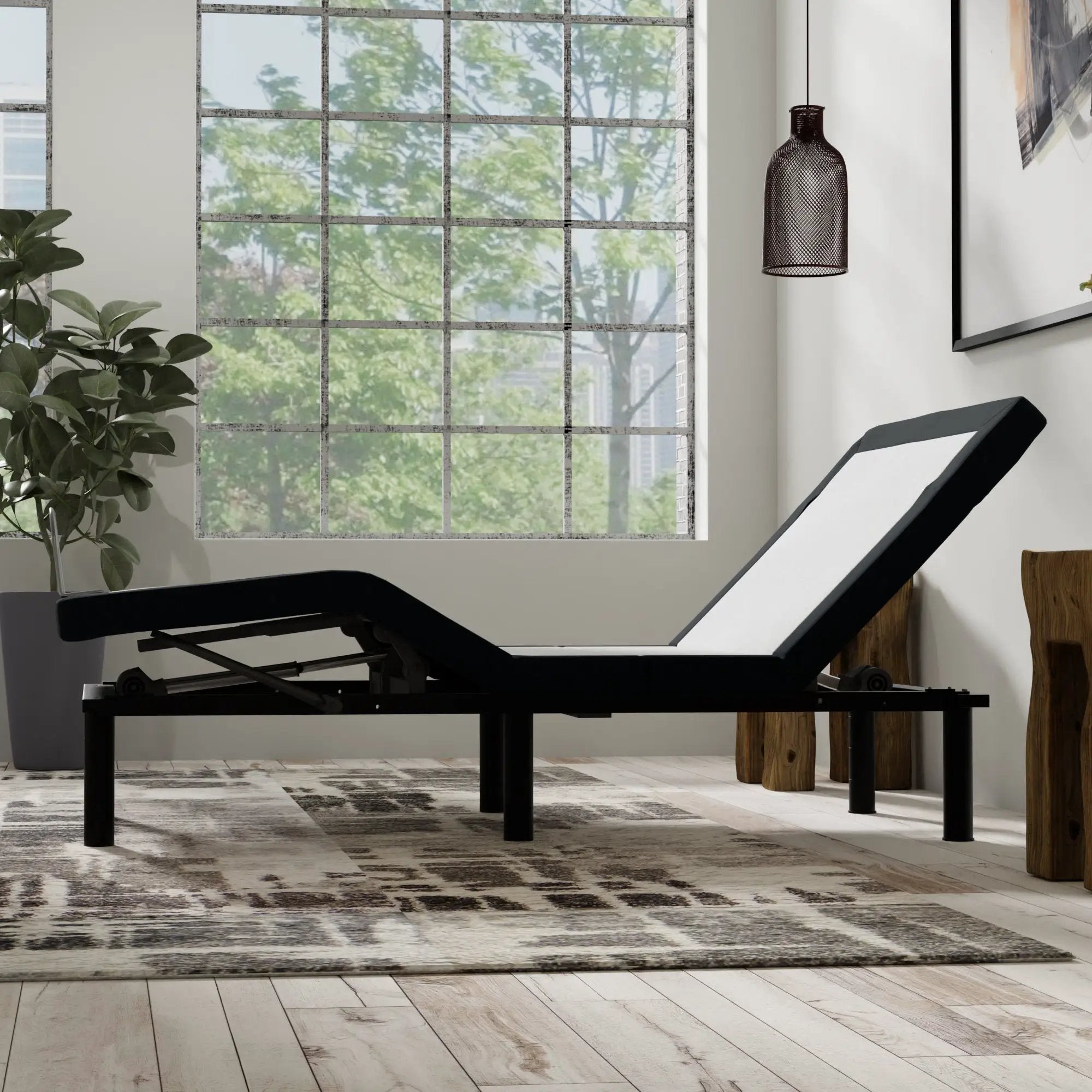 Model T2 Adjustable Base Twin Long by HouseOfZazla