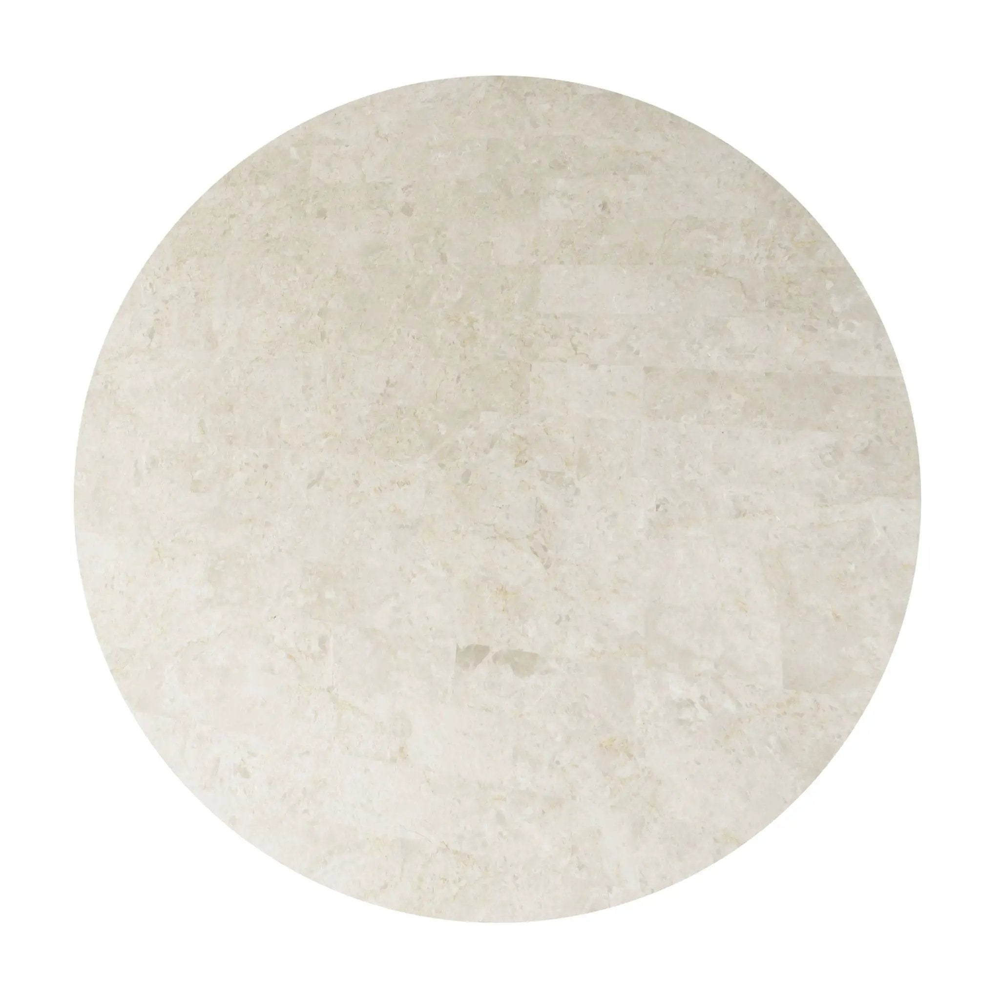 Qwin - Marble Top Round Dining Table - Natural by Unique Piece Furniture