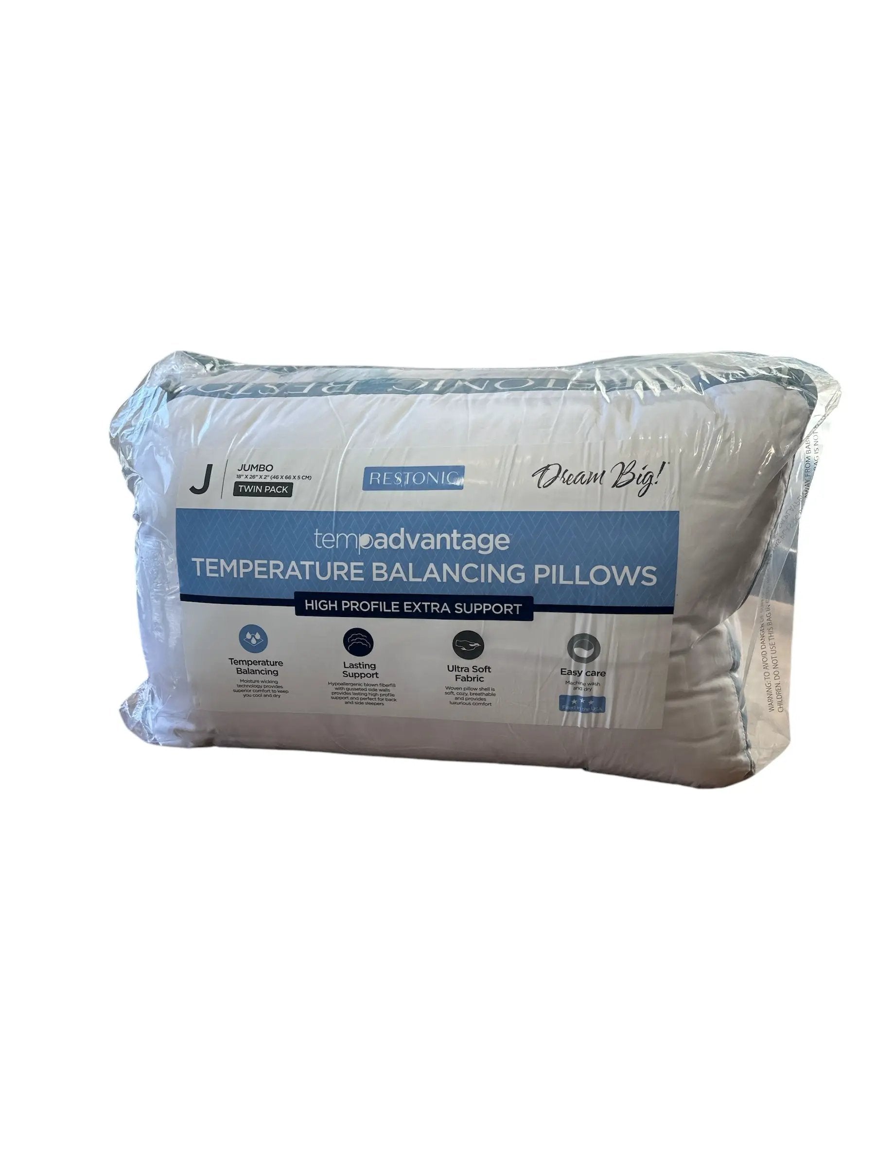 Tempadvantage Twin Pack Bed Pillows by HouseOfZazla