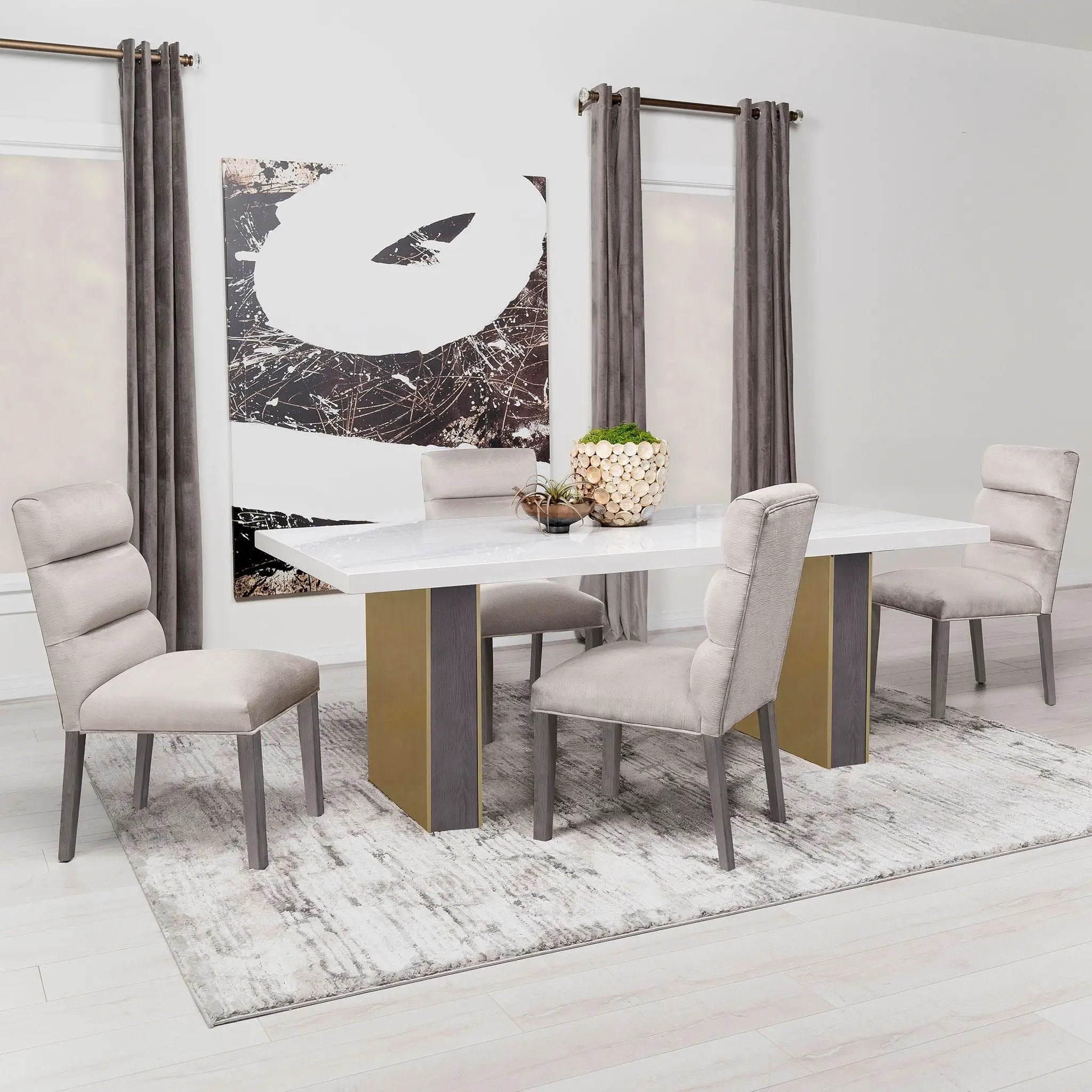 Highmore - Upholstered Dining Side Chair (Set of 2) by HouseOfZazla