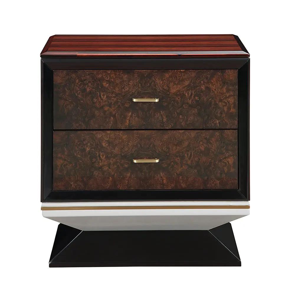 Jamonica - Nightstand With 2 Drawers - Dark Brown by Unique Piece Furniture