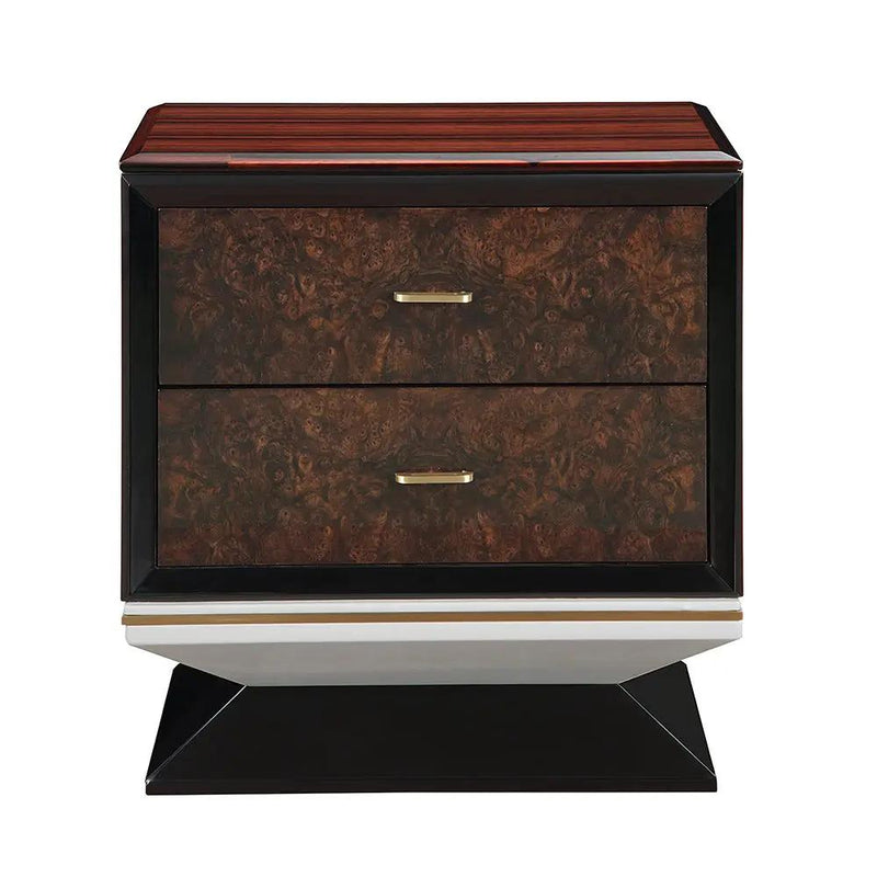 Jamonica - Nightstand With 2 Drawers - Dark Brown by Unique Piece Furniture