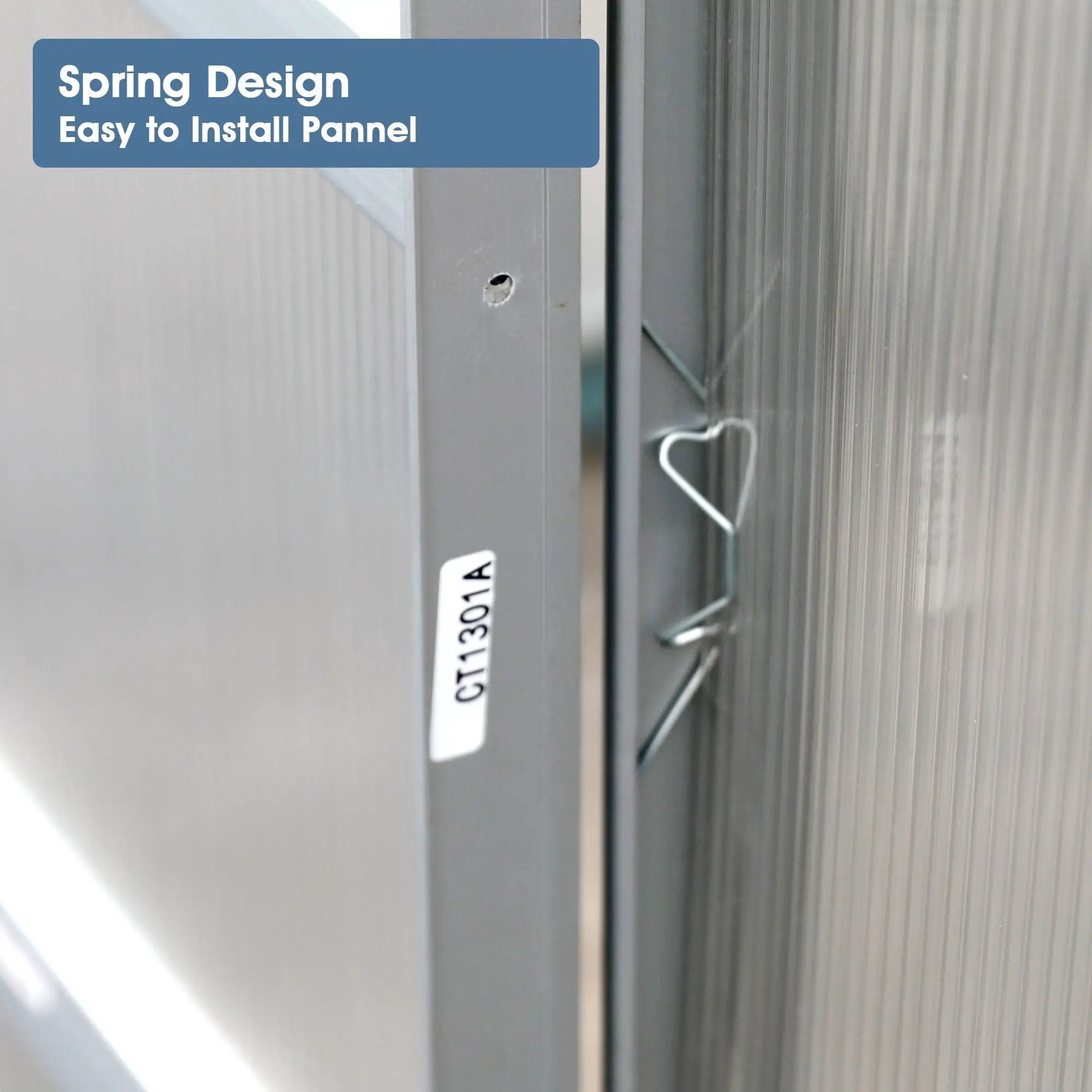 Walk-In Polycarbonate house & Roof Vent, Sliding Doors, Aluminum Hobby Hot House For Outdoor by HouseOfZazla