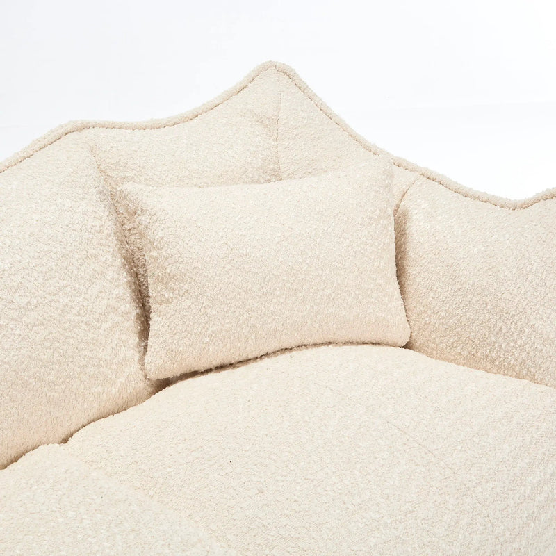 Comfortable Dual Beanbag Chair With High Resilience Foam Core For 2 People by HouseOfZazla