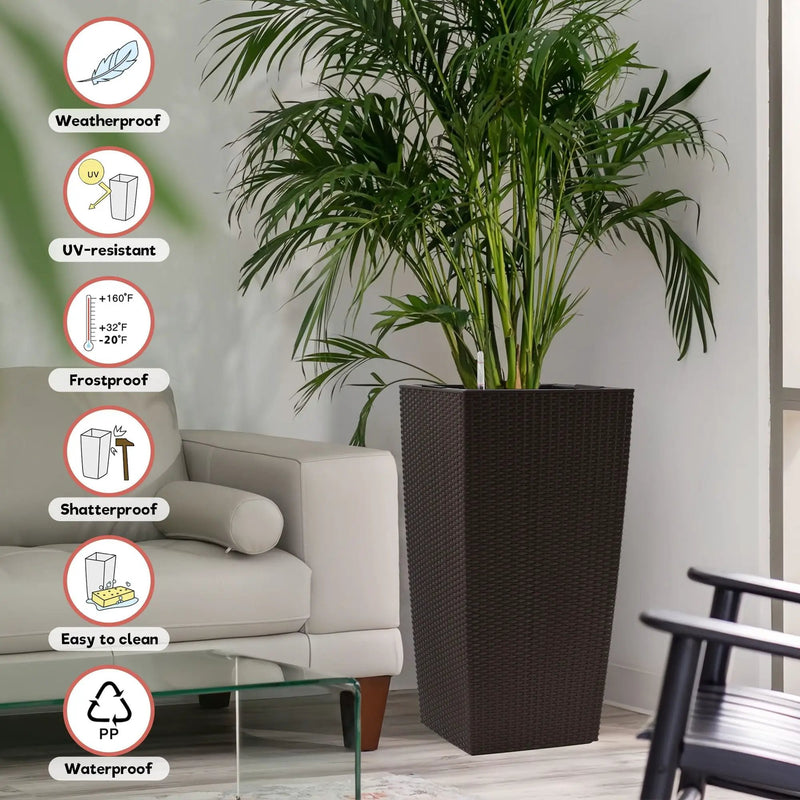 Indoor Outdoor Planter With Automatic Watering System by HouseOfZazla