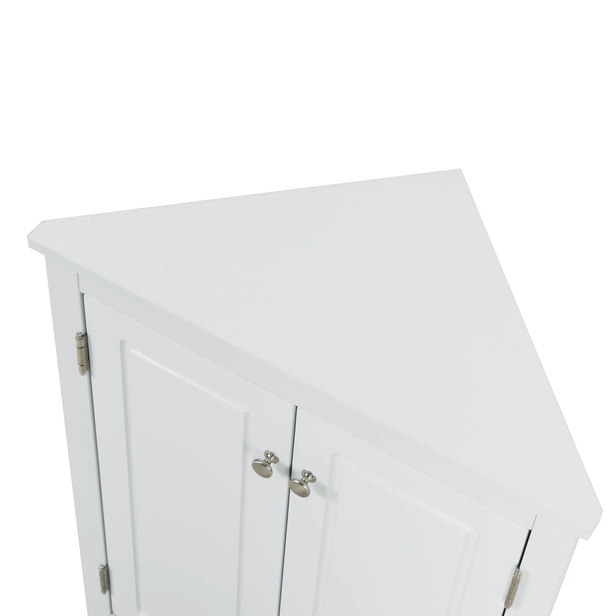 Triangle Bathroom Storage Cabinet With Adjustable Shelves, Freestanding Floor Cabinet For Home Kitchen by HouseOfZazla