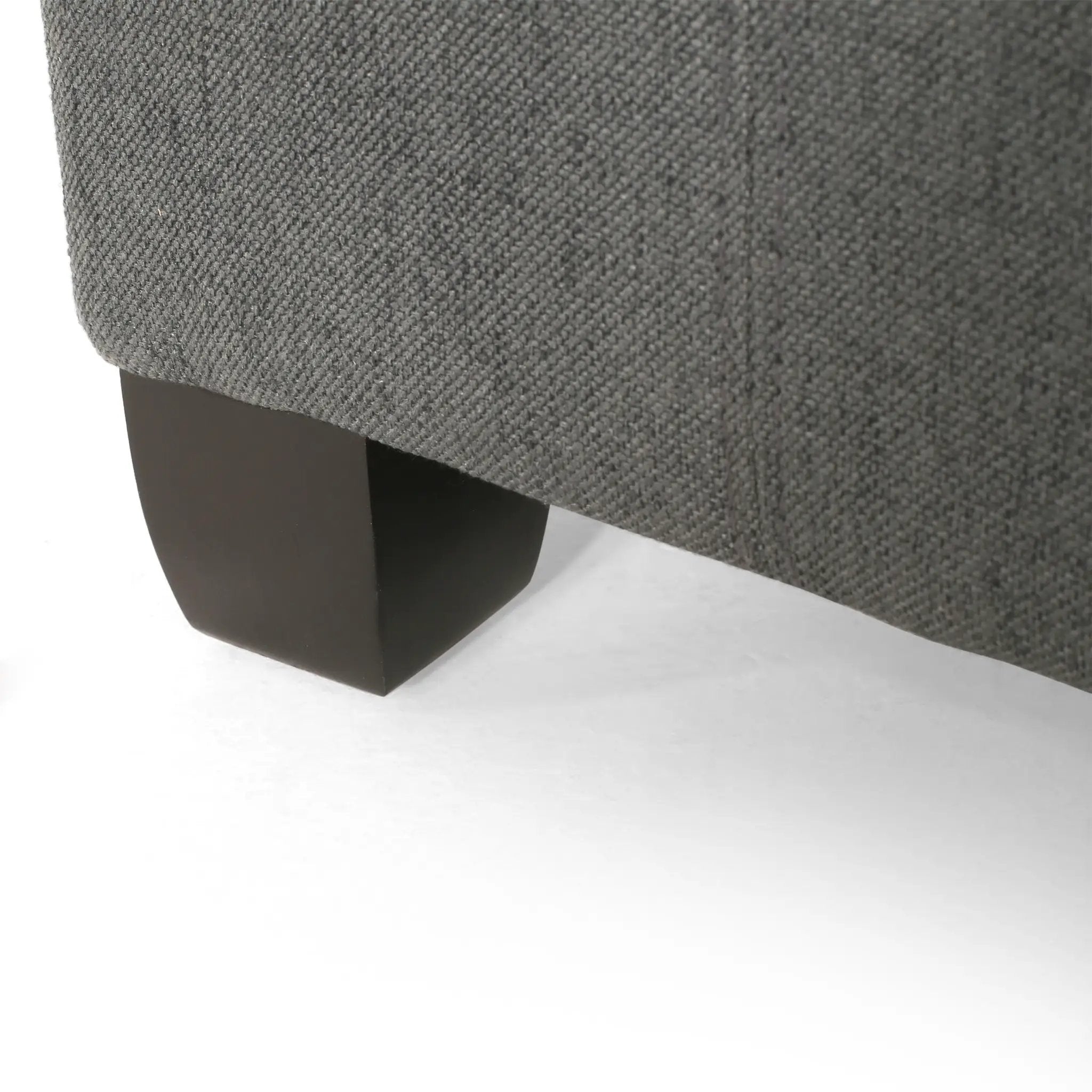 Upholstered Tufted Fabric Storage Ottoman by HouseOfZazla