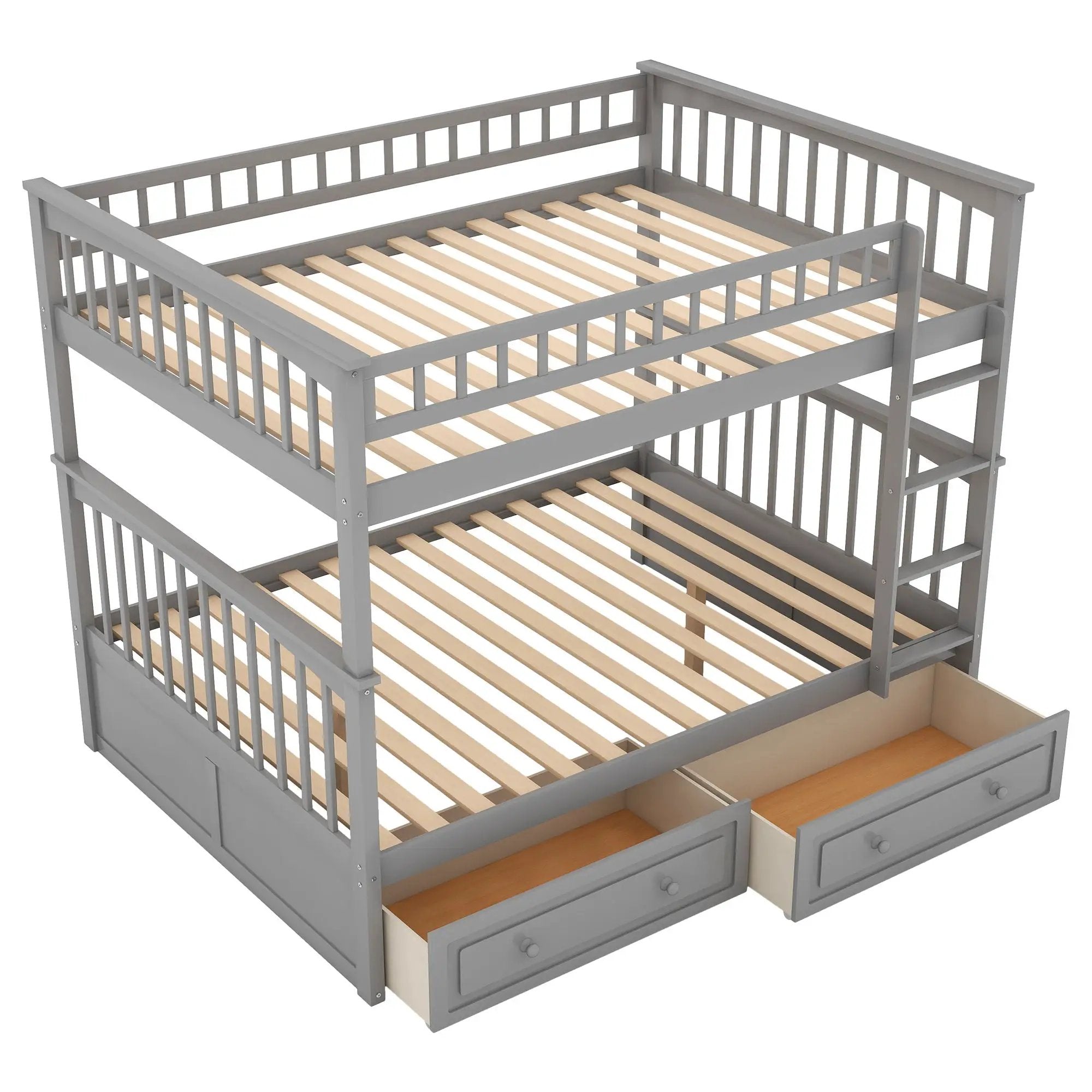 Bunk Bed With Drawers, Convertible Design by Unique Piece Furniture