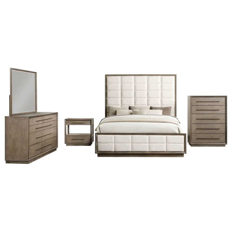 Durango 5-piece Queen Bedroom Set Taupe Oak by Unique Piece Furniture