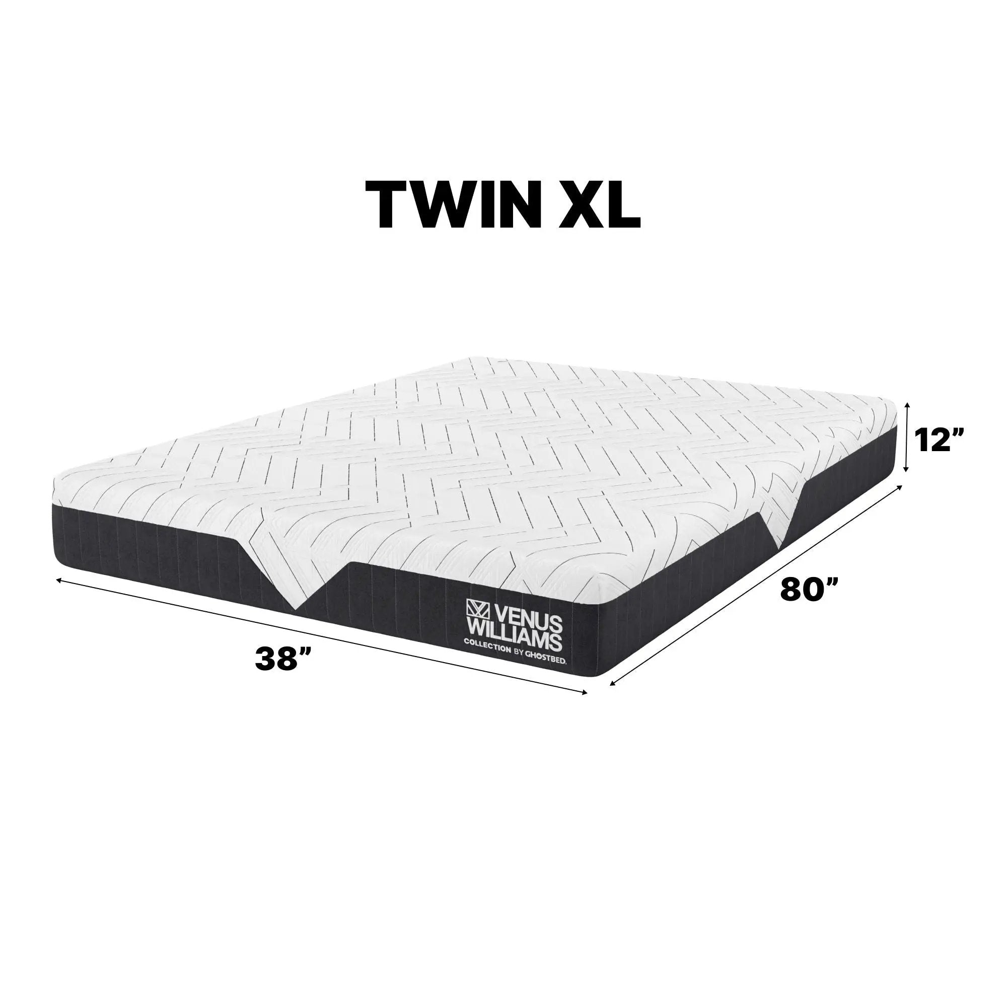 Venus Williams Legend - 12" Foam Mattress Foam With Far Infrared Technology For Cooling And Recovery by HouseOfZazla