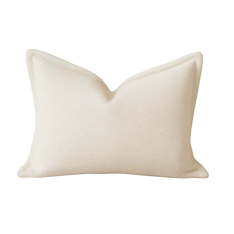 Homey Cozy - Comfort Textured Throw Pillow - Ivory by Unique Piece Furniture