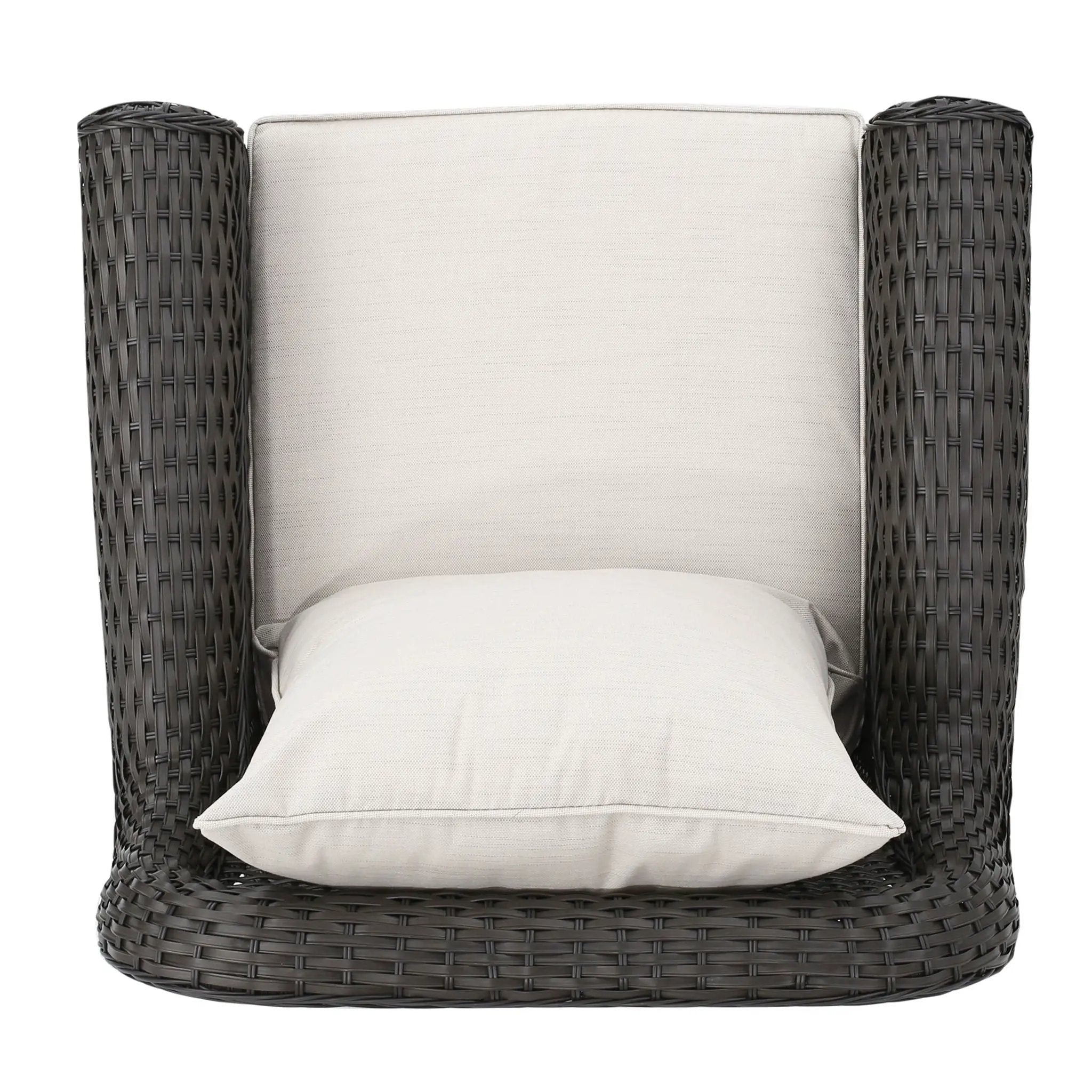 Amaya Outdoor Swivel Rocker Chair with Water Resistant Cushions by HouseOfZazla