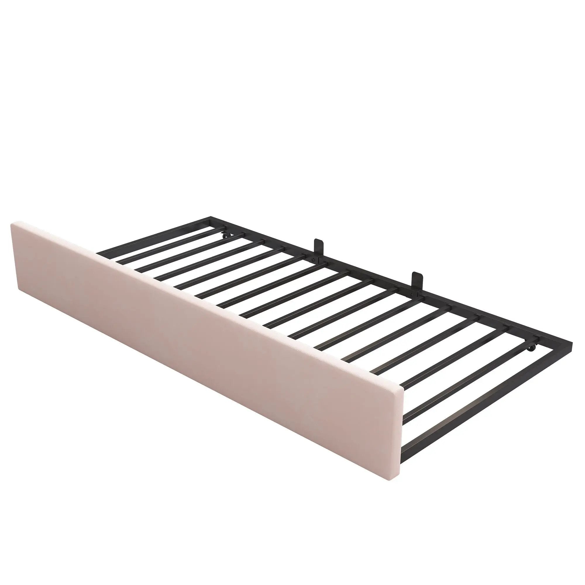 Upholstered Daybed With Metal Slatted Base by HouseOfZazla