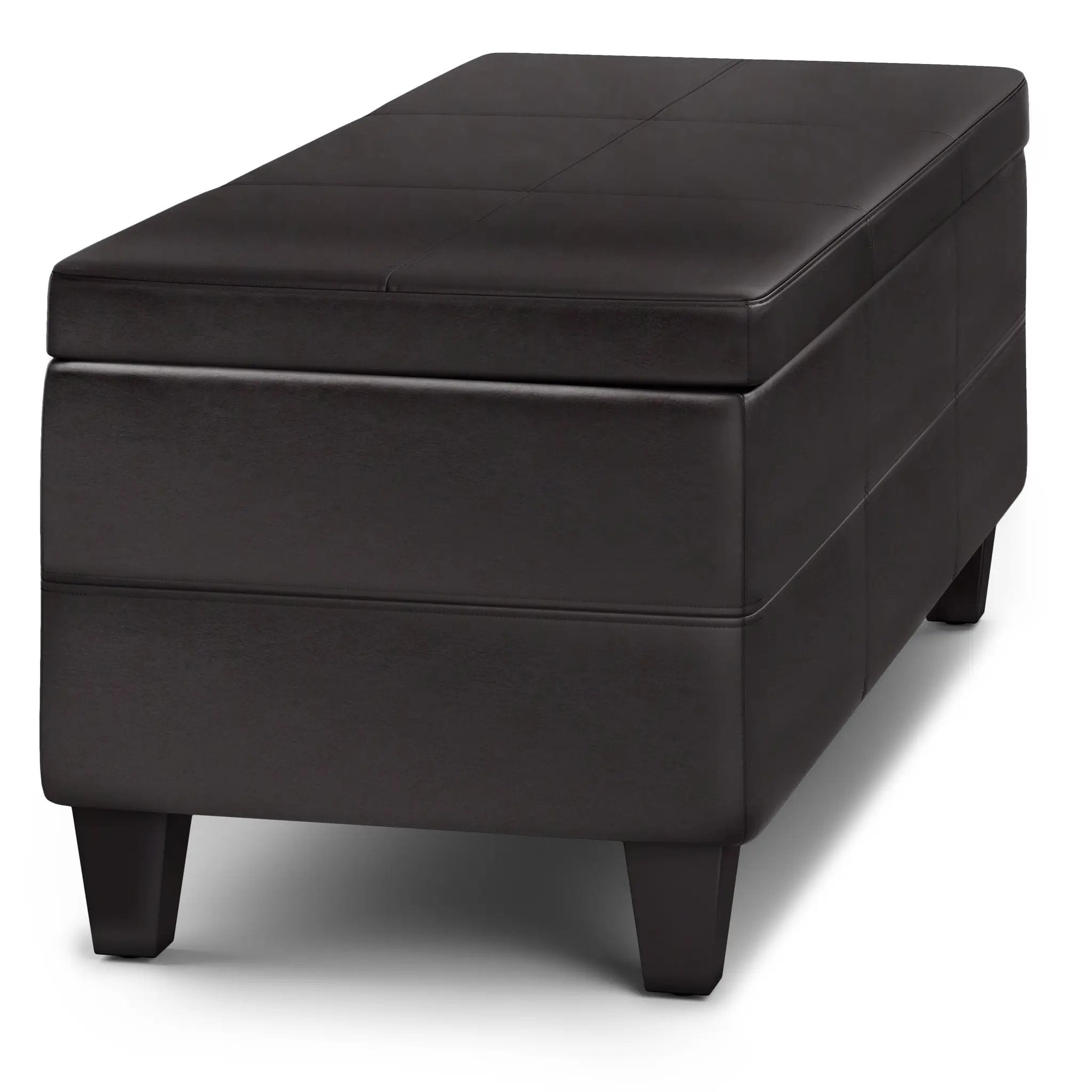 Avalon - Lift Top Rectangular Storage Ottoman - Tanners Brown by Unique Piece Furniture